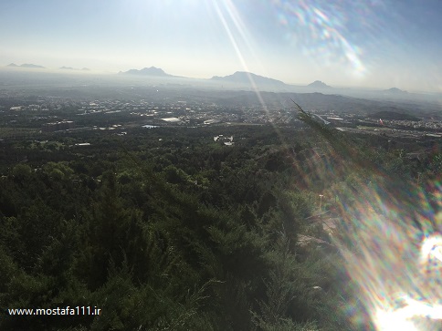 اصفهان از فراز کوه صفه