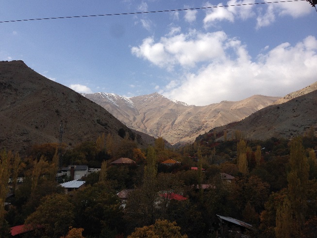 صعود به قله توچال از مسیر دره  ایگل- نمایی از دره ایگل