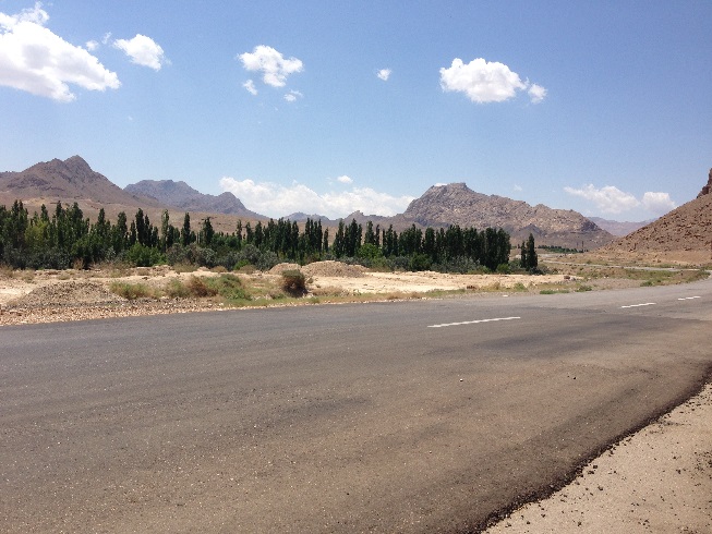 باغ های پای قلعه اسماعیلیه در ایالت قومس - چشمه علی دامغان