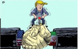 آقای ترامپ! مردم ایران را بهانه غارت و کشتار خودشان نکنید