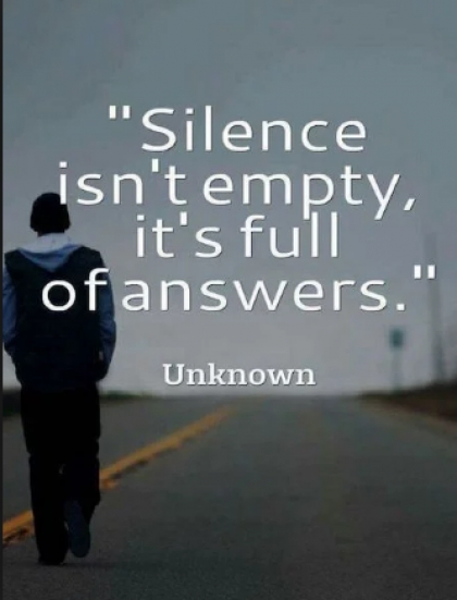 سکوت، بس بهتر از این همه غوغا، هیاهو و همهمه است