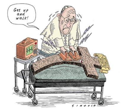 مرگ کلیسای کاتولیک و تلاش پاپ برای بازگشت او به حیات