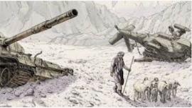 هم آواز با کاروان مویه کنان خون و آتش در این سوی آمودریا